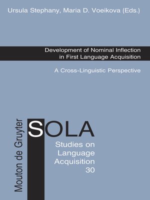 cover image of Development of Nominal Inflection in First Language Acquisition